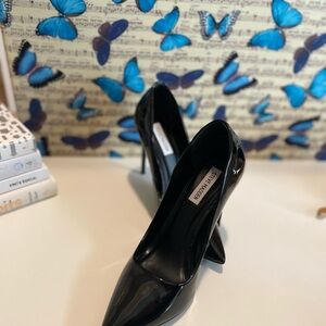 Steve Madden Black Patent Leather Stiletto Heels